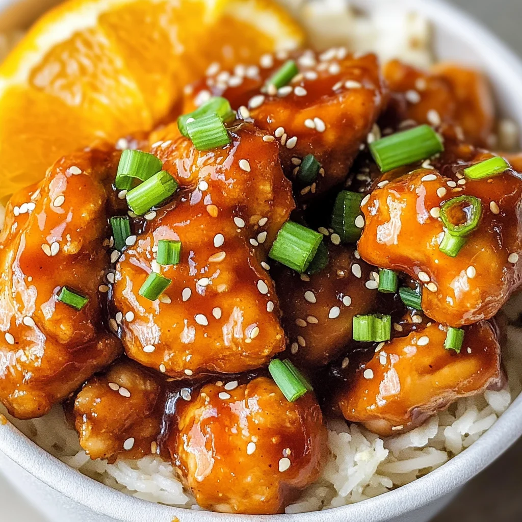 Healthy Orange Chicken