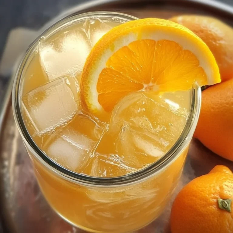 Iced Orange Ginger Green Tea