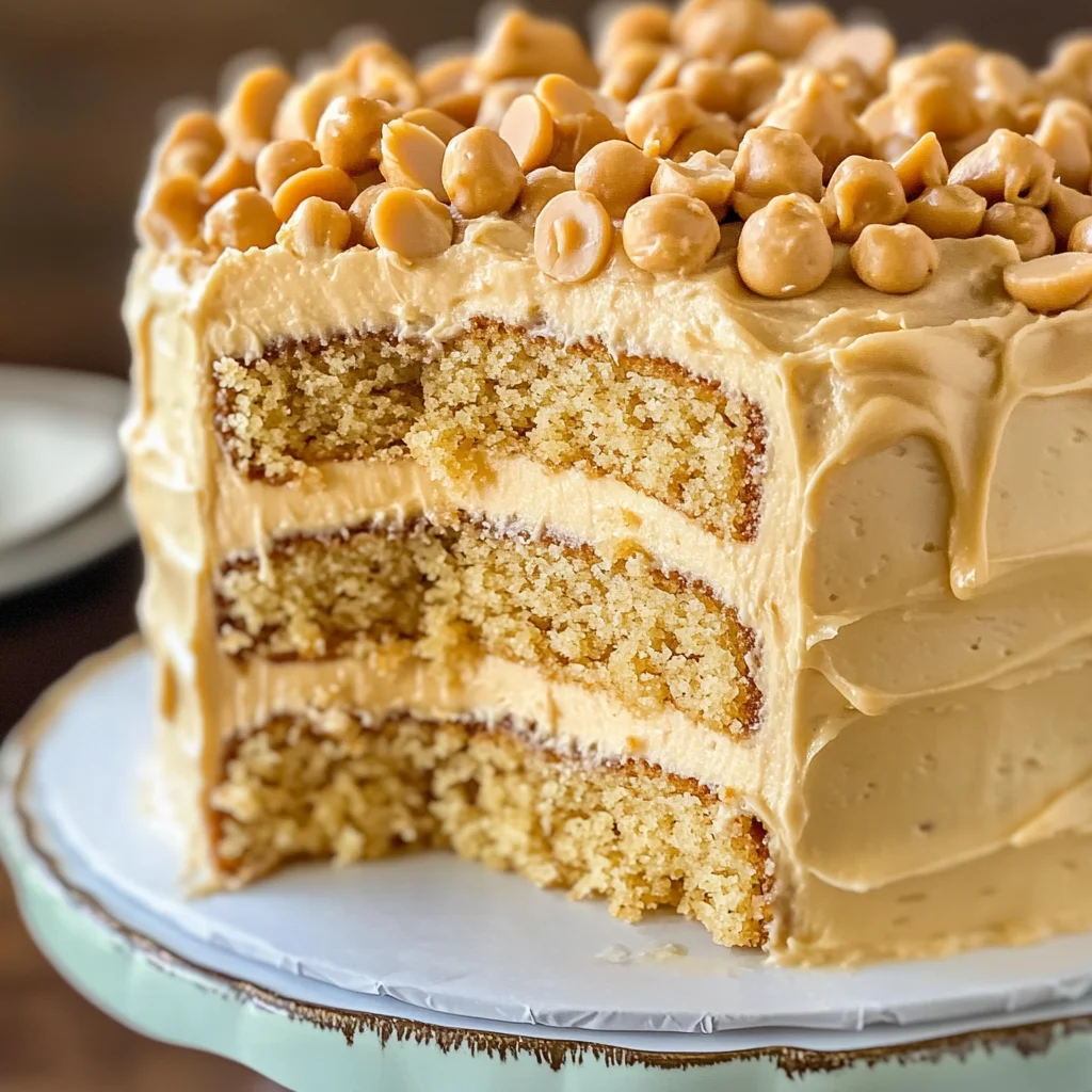 Loaded Peanut Butter Layer Cake