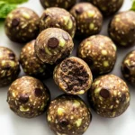 Mint Chocolate Chip Protein Balls