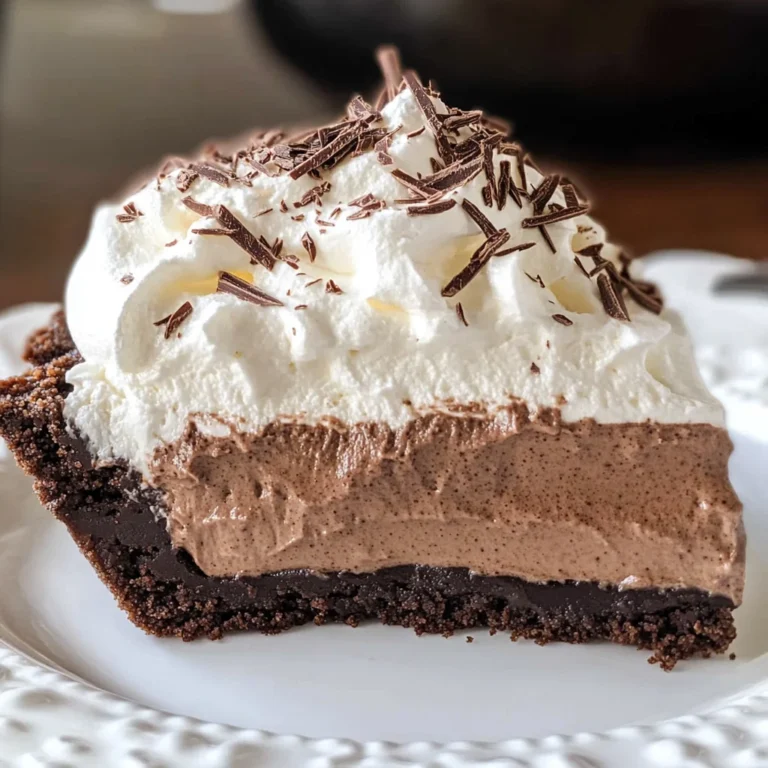 No-Bake Baileys Chocolate Pie