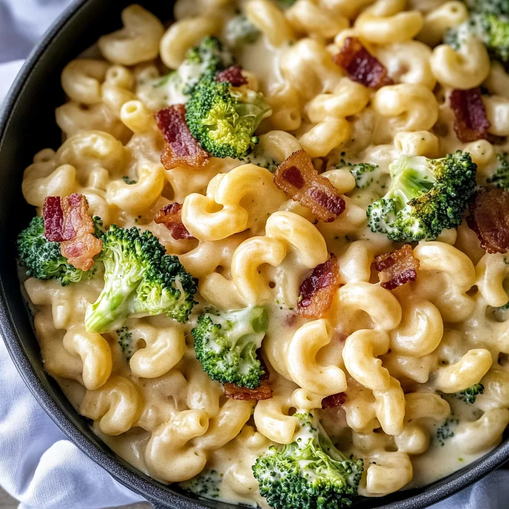 One-Pot Bacon Broccoli Mac and Cheese