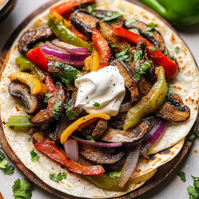Portobello Vegan Fajitas
