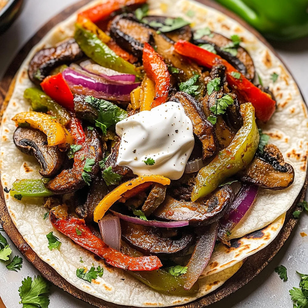 Portobello Vegan Fajitas