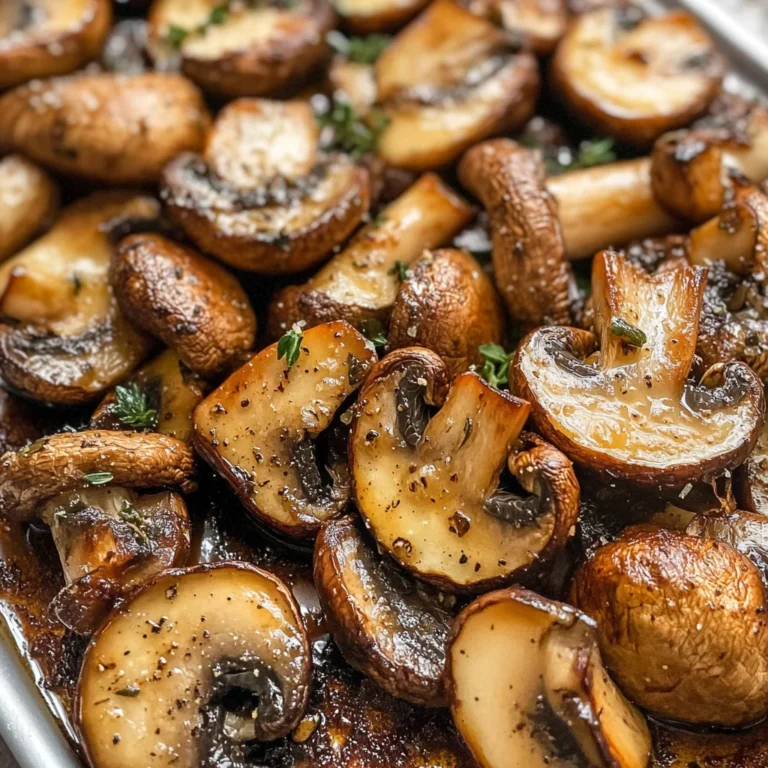 Roasted Mushrooms Recipe