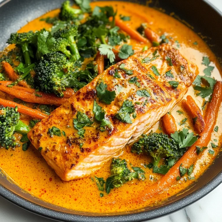 Salmon Coconut Curry
