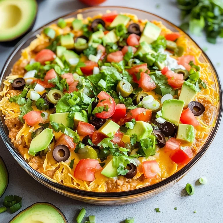 Skinny Taco Dip for a Crowd