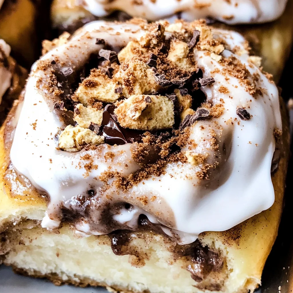 S'mores Cinnamon Rolls