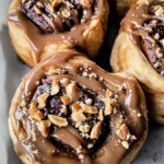 "Snickers" Cinnamon Rolls