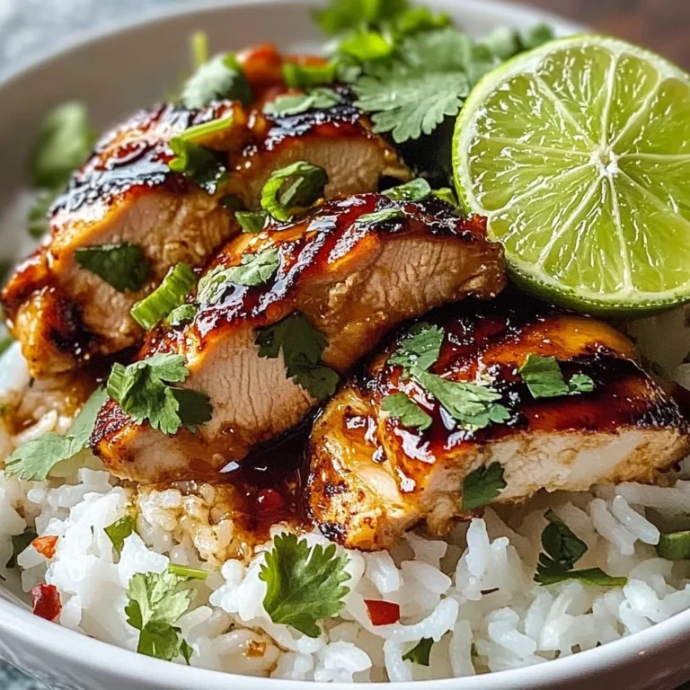 Spicy Maple Chicken & Coconut Rice
