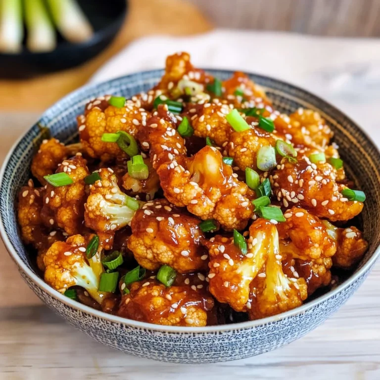 Sticky Sesame Cauliflower