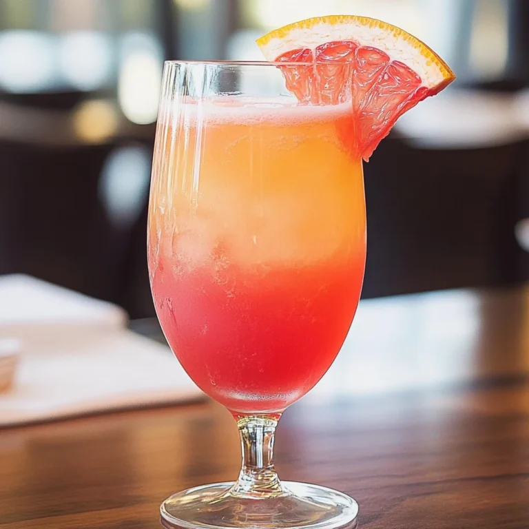 Sunrise Grapefruit Cocktail