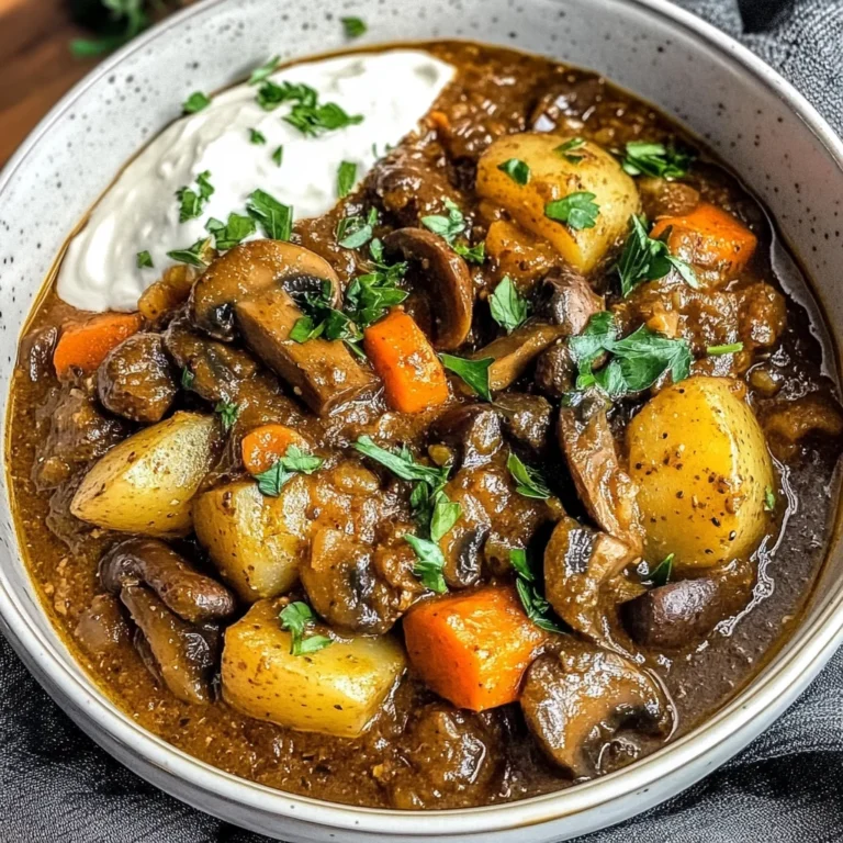 Vegan Mushroom Stew