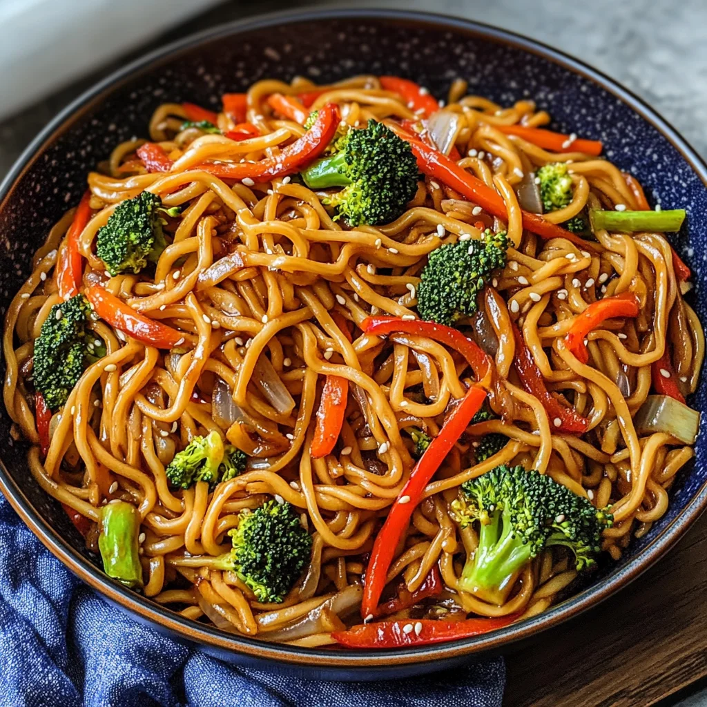 Veggie Lo Mein (Under 30 Minutes)