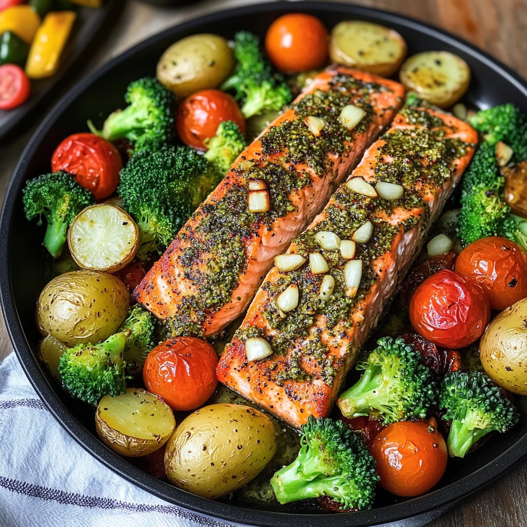 Za'atar Garlic Salmon Recipe