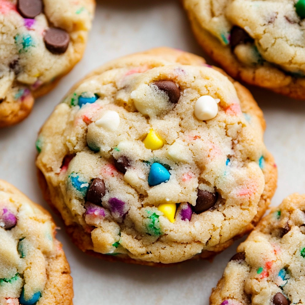 Cake Batter Chocolate Chip Cookies