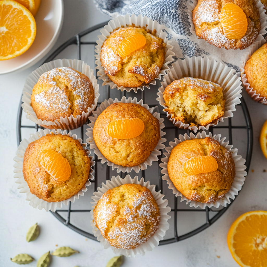 Orange and Cardamom Muffins