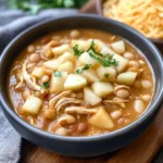 35-Minute White Cheddar Apple Chicken Chili You'll Crave
