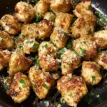 Air Fryer Garlic Parmesan Chicken Bites