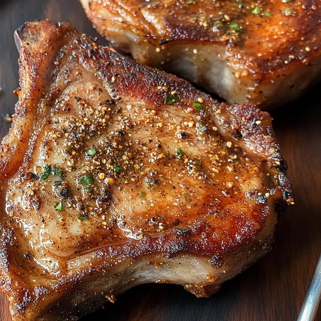 Air Fryer beef Chops