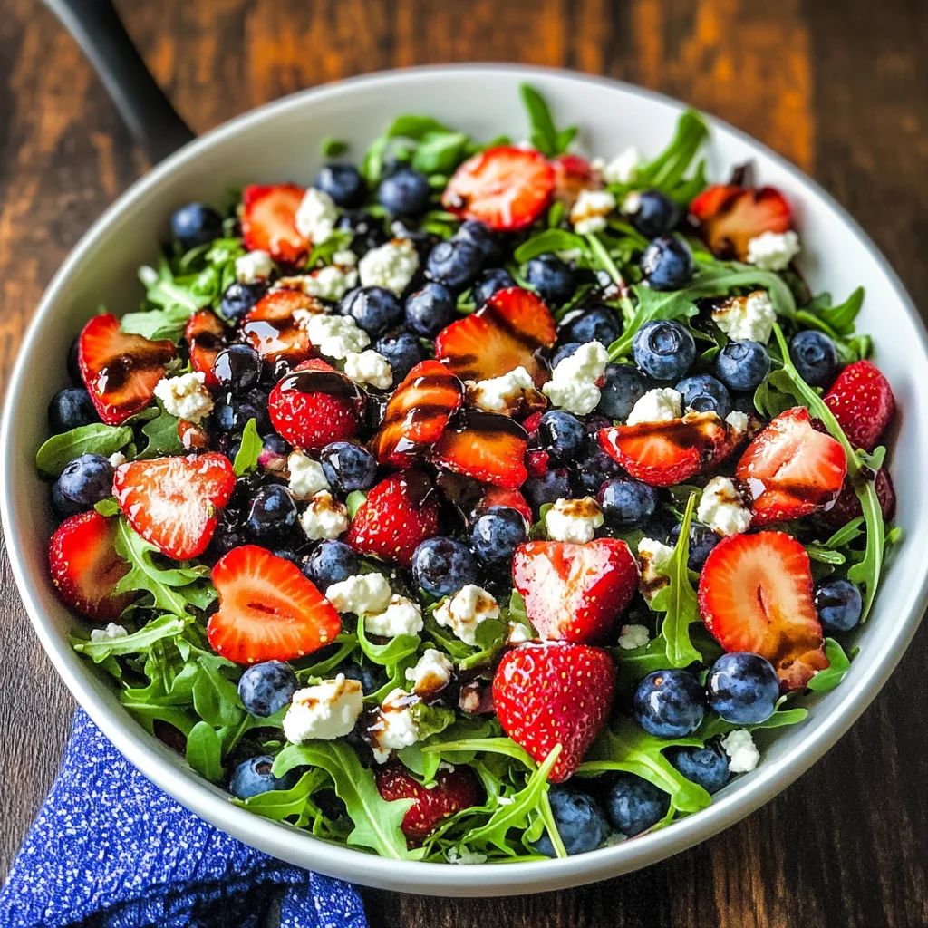 Arugula Salad with Berries