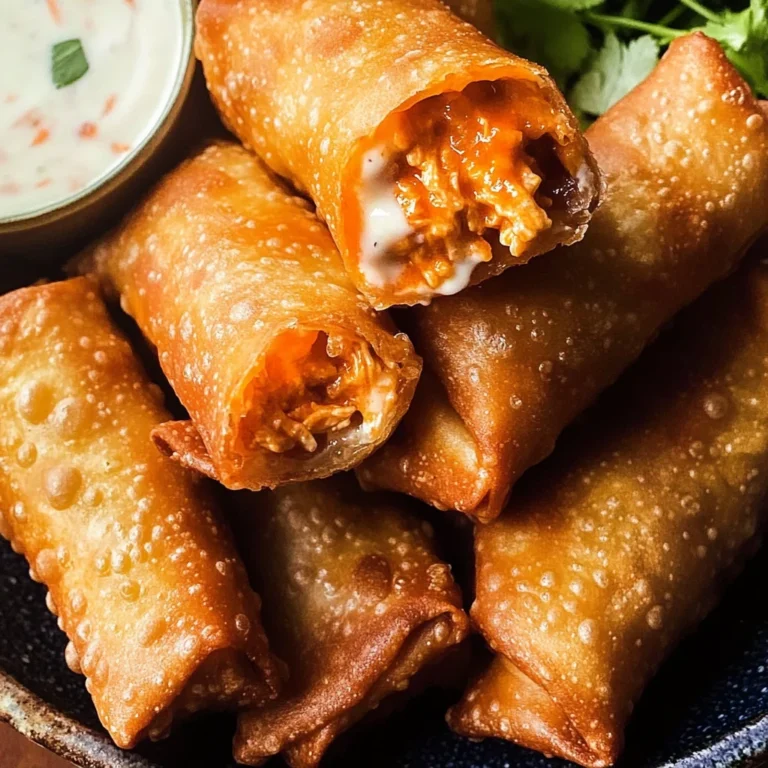 Buffalo Chicken Dip Egg Rolls: A Delicious & Easy Recipe