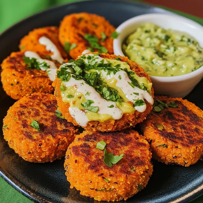 CRISPY SWEET POTATO & RED LENTIL PATTIES That Delight!