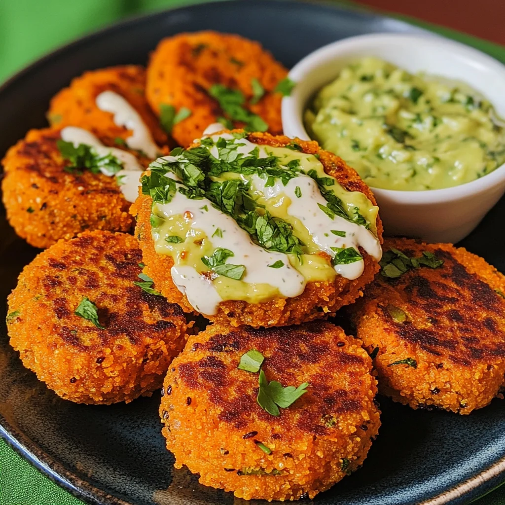 CRISPY SWEET POTATO & RED LENTIL PATTIES That Delight!