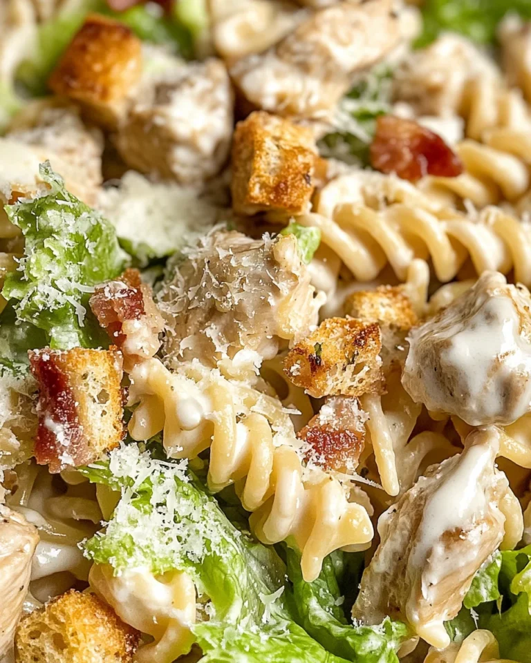 Chicken Caesar Pasta Salad