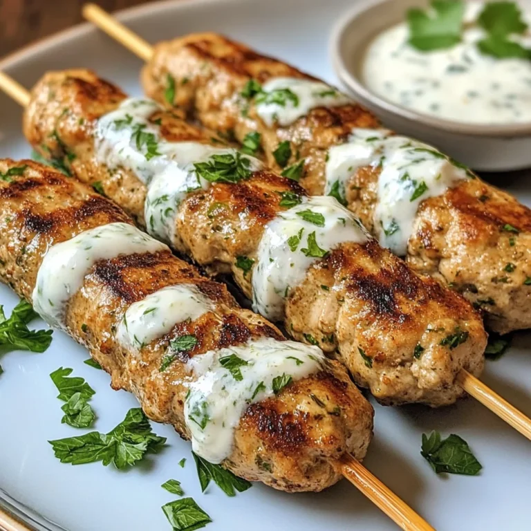 Chicken Kofta with Garlic Yogurt Sauce Recipe: A Must-Try!