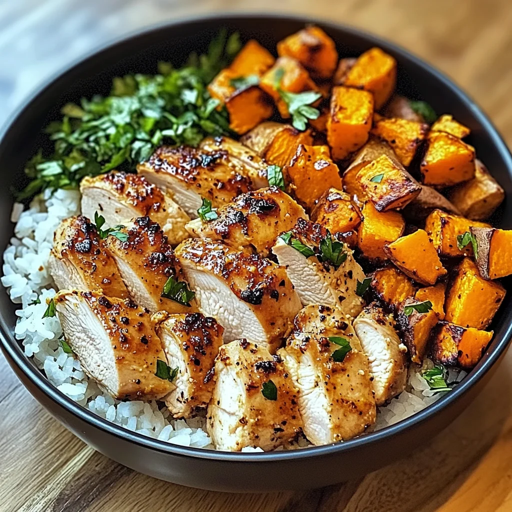 Chicken and Sweet Potato Rice Bowl: A Quick, Delicious Meal!