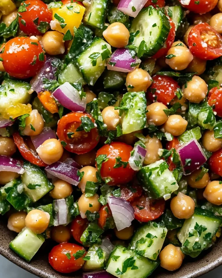 Chickpea Cucumber Salad (The Ultimate Refreshing Recipe)