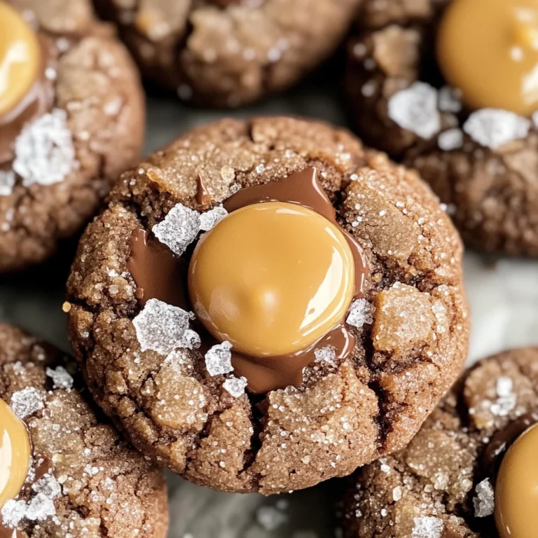 Chocolate Caramel Blossoms