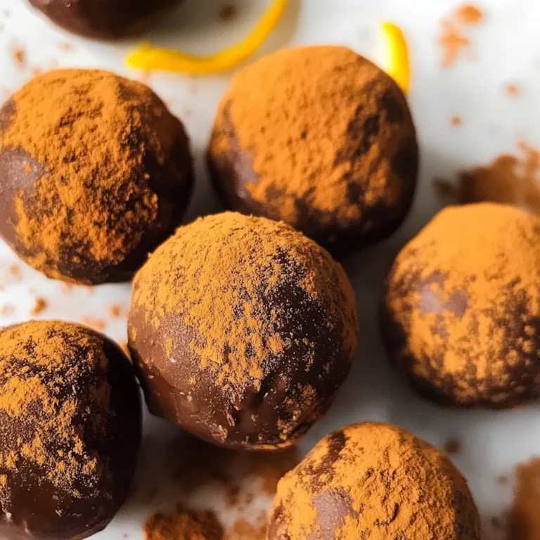 Chocolate Orange Truffles