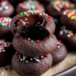 Chocolate Thumbprint Cookies