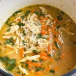 Coconut Cilantro Chicken Soup