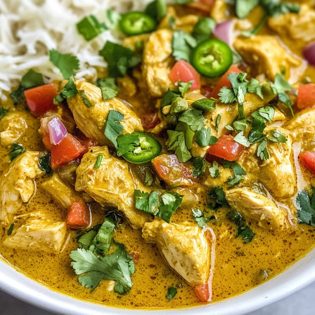 Coconut Curry Chicken Crock Pot