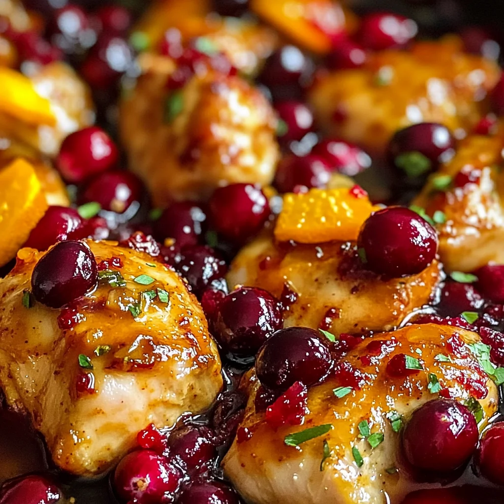 Cranberry Orange Chicken