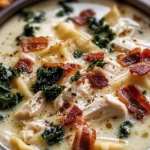 Creamy White Chicken Lasagna Soup