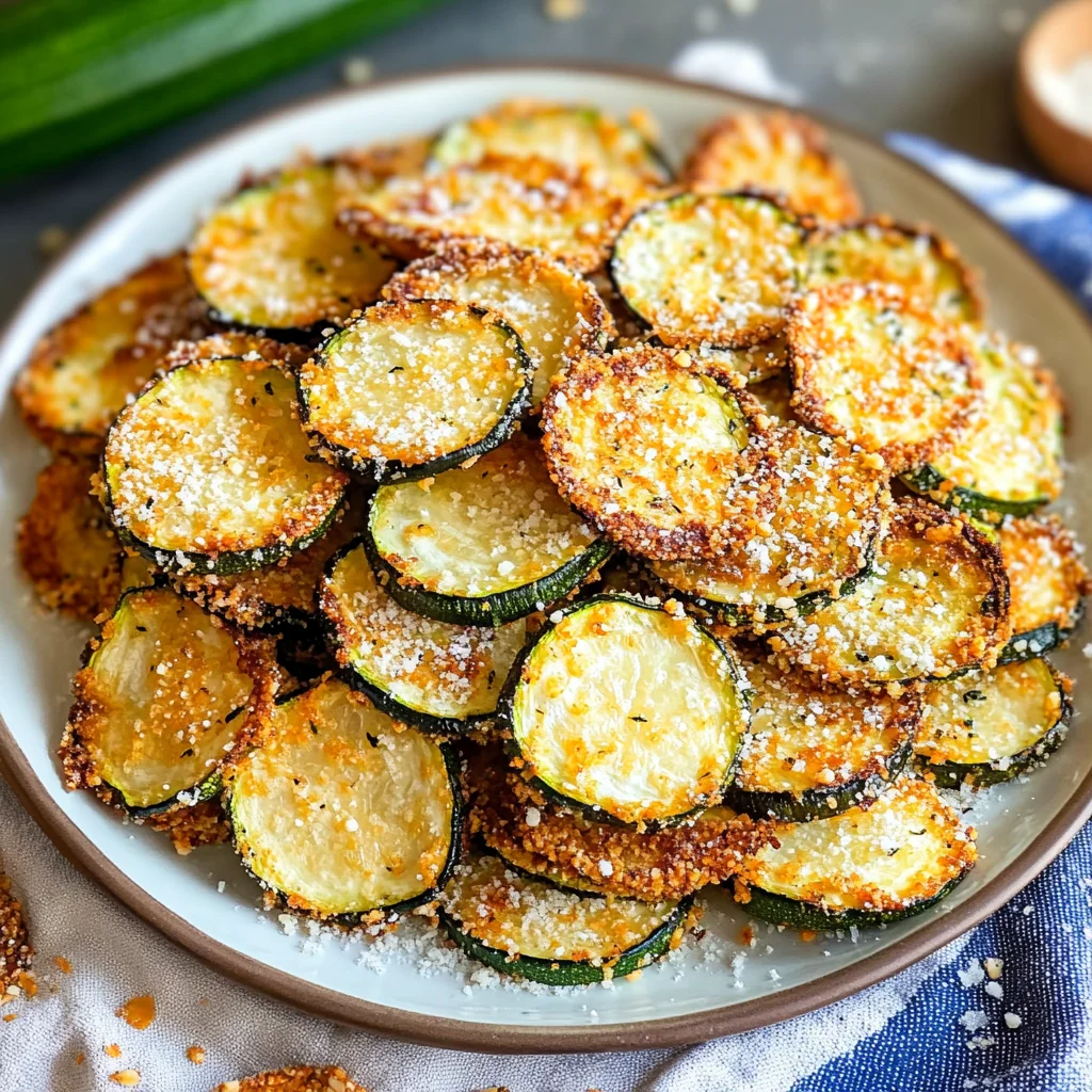 Crispy Baked Zucchini Chips