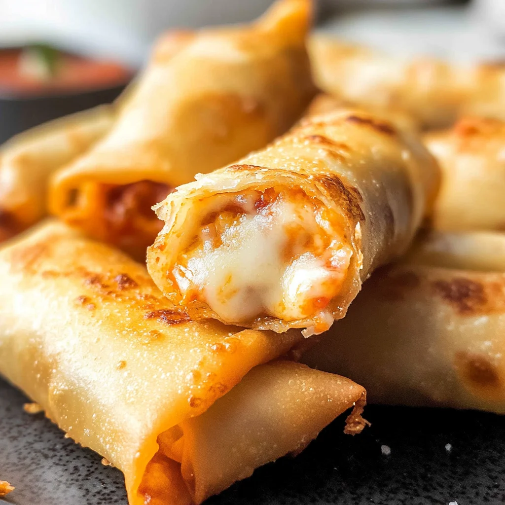 Crispy Crunchy Air Fryer Pizza Egg Rolls