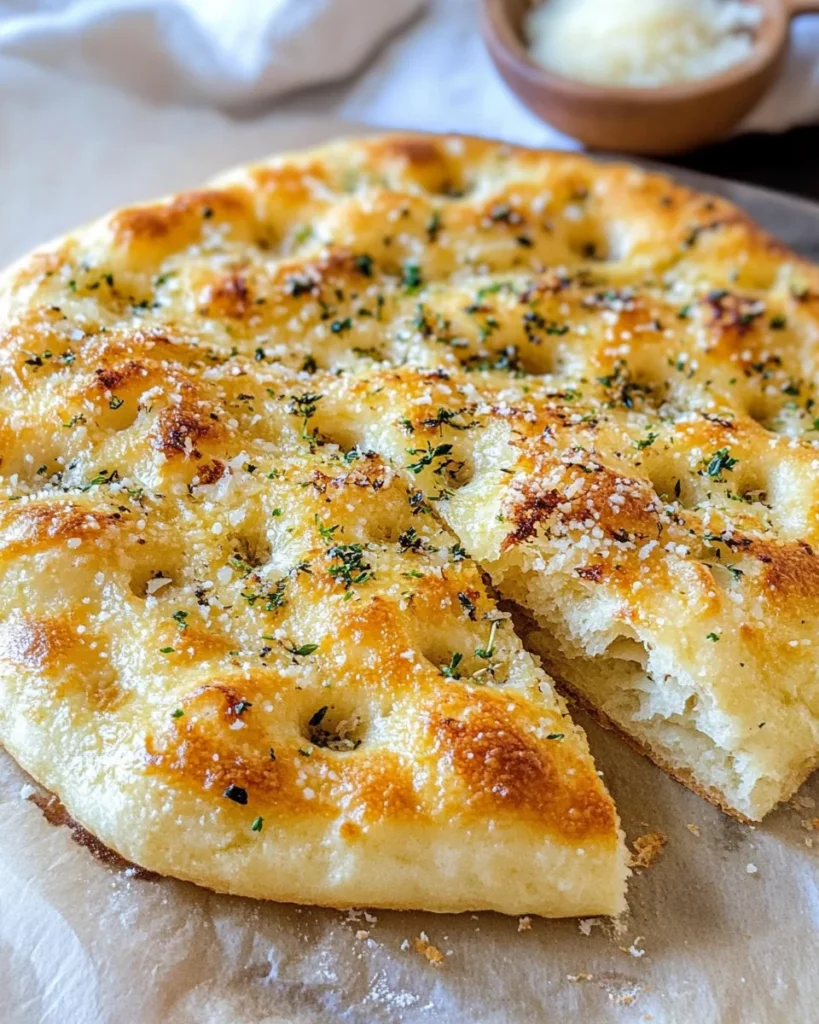 Crispy and Cheesy Garlic Parmesan Focaccia Bread You’ll Love