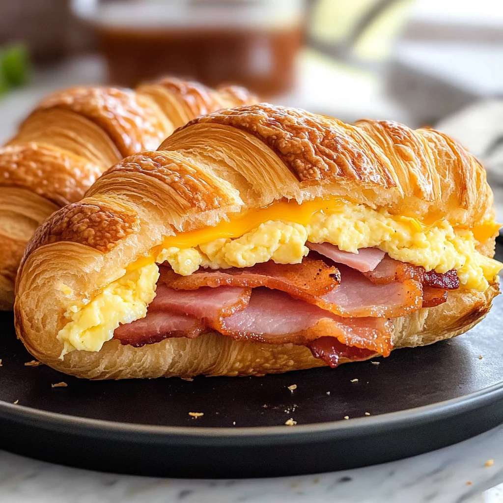 Croissant Breakfast Sandwiches