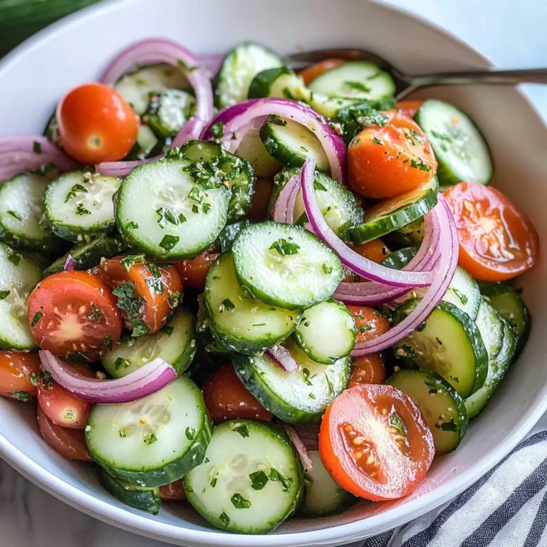Cucumber Tomato Salad