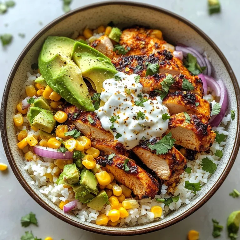 Delicious Street Corn Chicken Rice Bowl Recipe