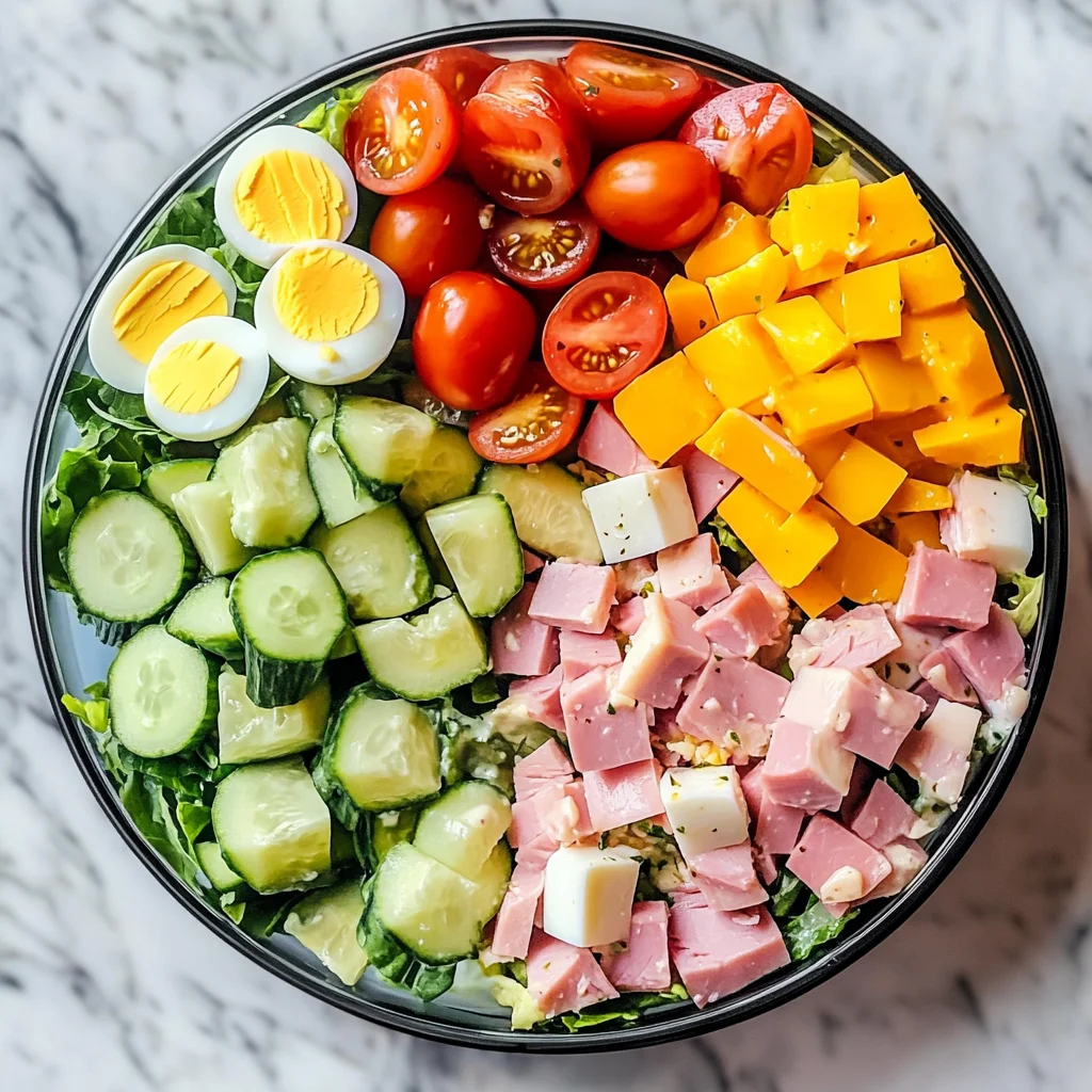 Easy Chef Salad Meal Prep