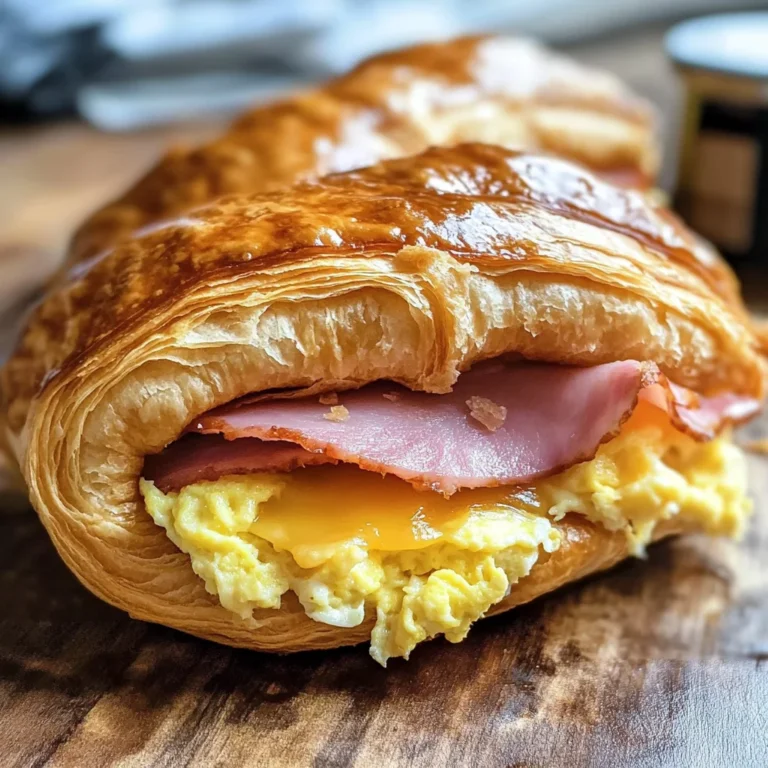 Easy Croissant Breakfast Sandwiches