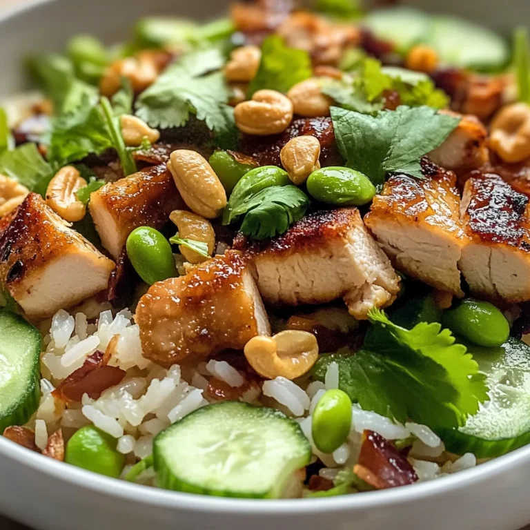 Easy High Protein Crispy Rice Salad