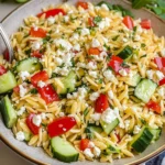 Easy Lemon Orzo Salad with Feta