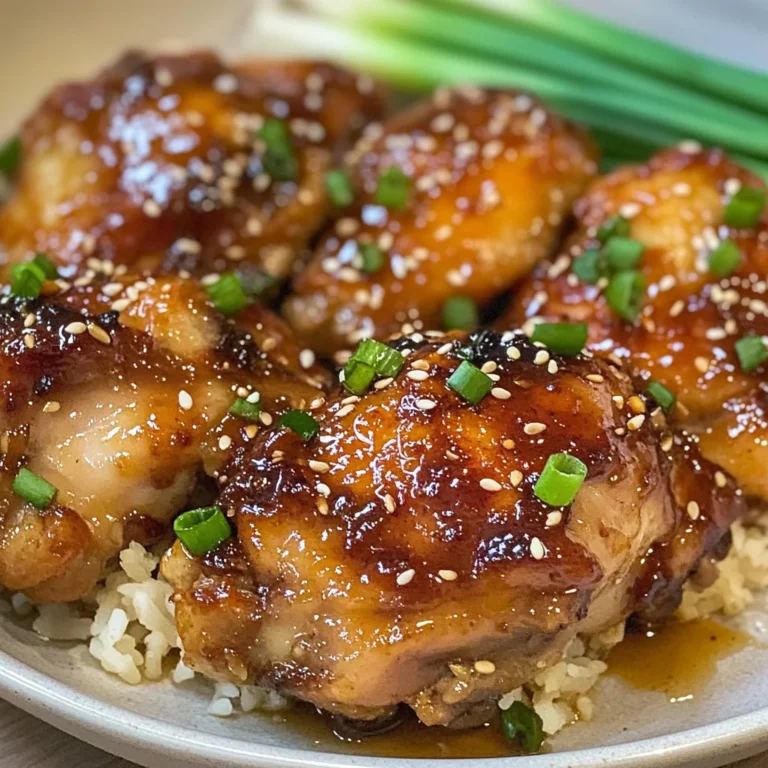 Easy Soy Garlic Chicken Thighs